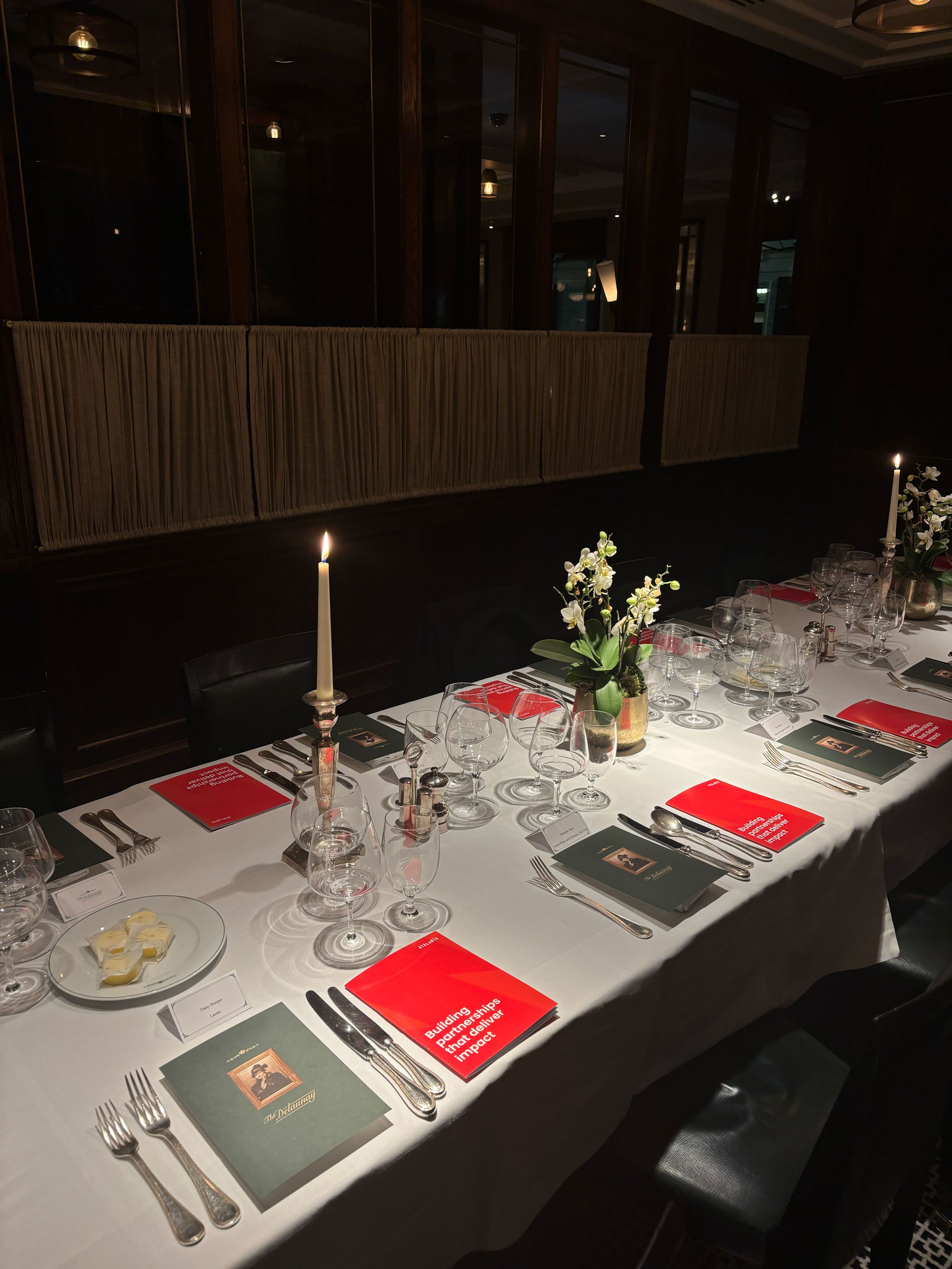 Atalanta hosts inaugural media dinner with The Times’ Sebastian Payne